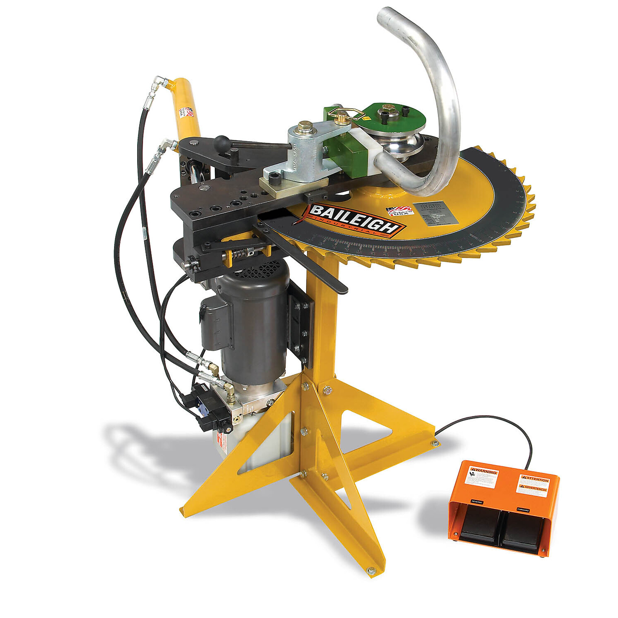 Baileigh, Rotary Draw Tube Pipe Bender, Max. Material Gauge 30 Model# RDB-125